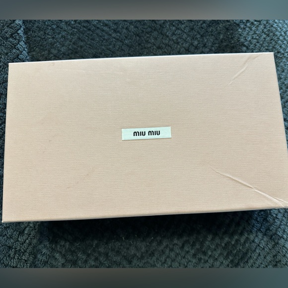 Miu Miu Black Crystal Embellished Satin Bow Slingback Pumps - Picture 2 of 5